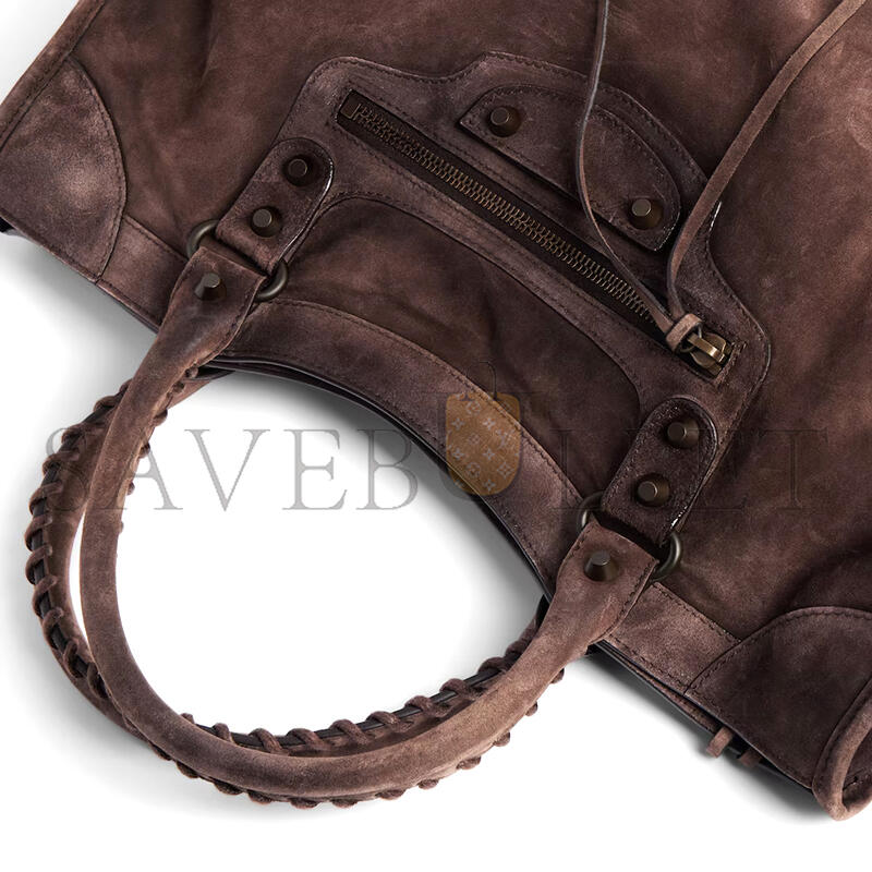 BALENCIAGA WOMEN'S LE CITY BAG MEDIUM IN LIGHT ESPRESSO 8230582AB7D2308 (38.5*24*13.5cm) BALENCIAGA WOMEN'S LE CITY BAG MEDIUM IN LIGHT ESPRESSO 8230582AB7D2308 (38.5*24*13.5cm)